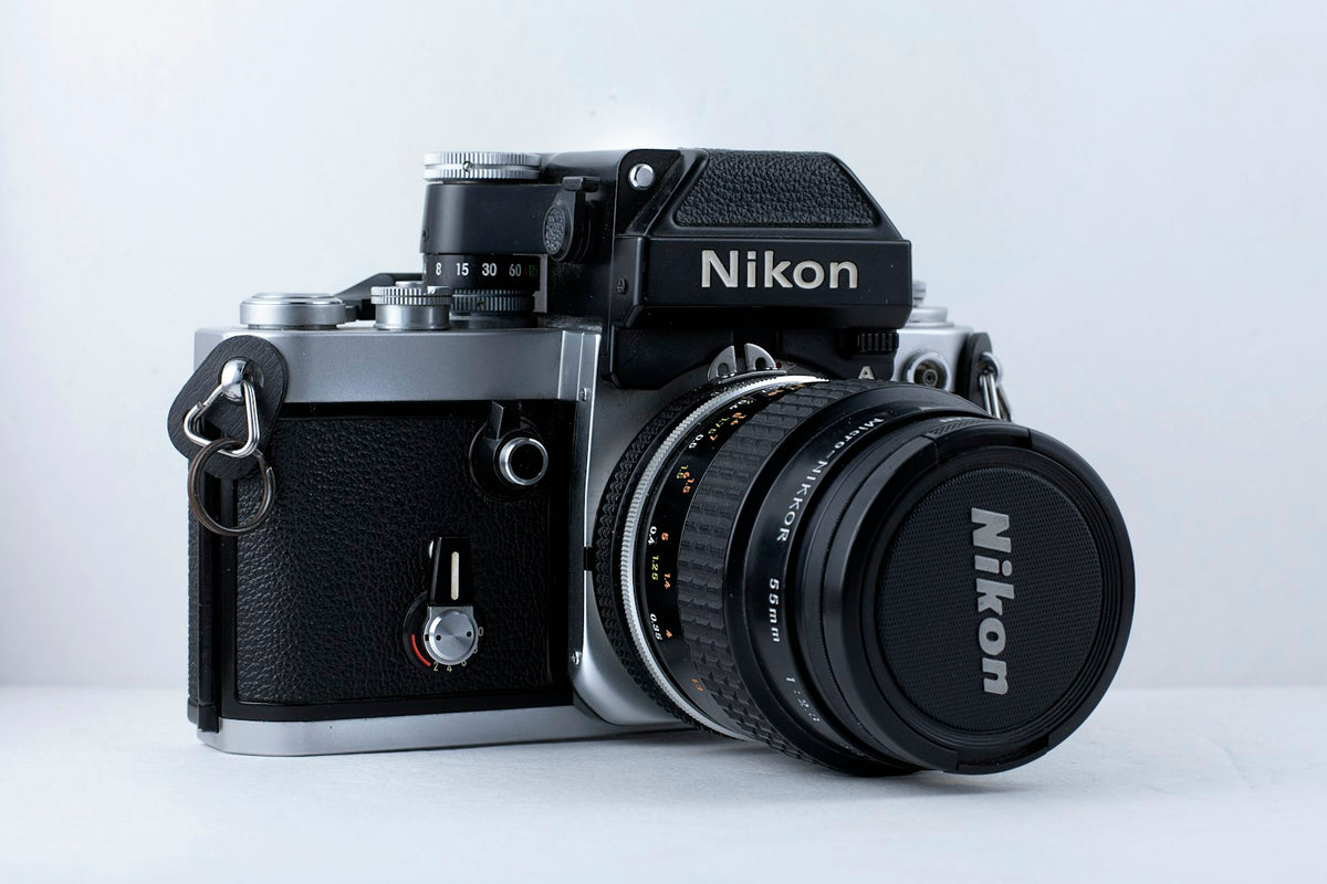A Nikon camera up close