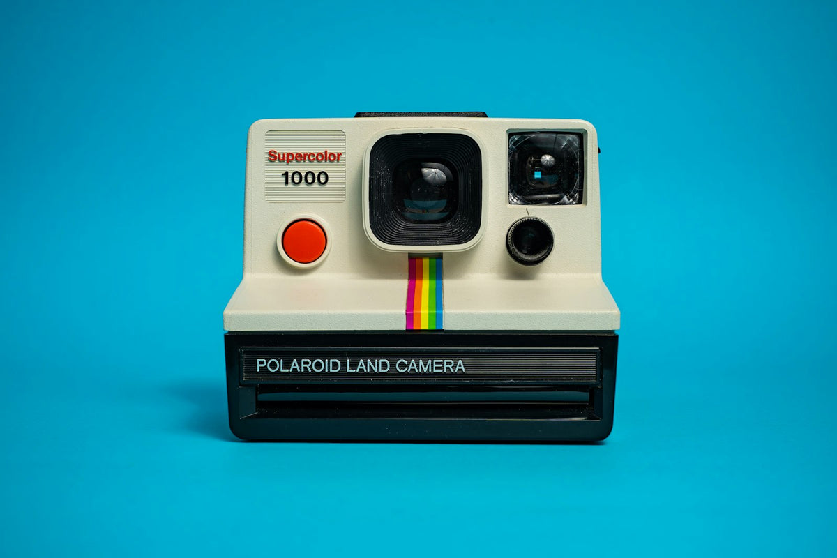 A Polaroid instant camera